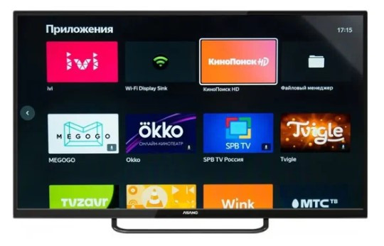 40" Телевизор ASANO 40LF8120T черный 1920x1080, Full HD, 60 Гц, Wi-Fi, SMART TV, Яндекс ТВ