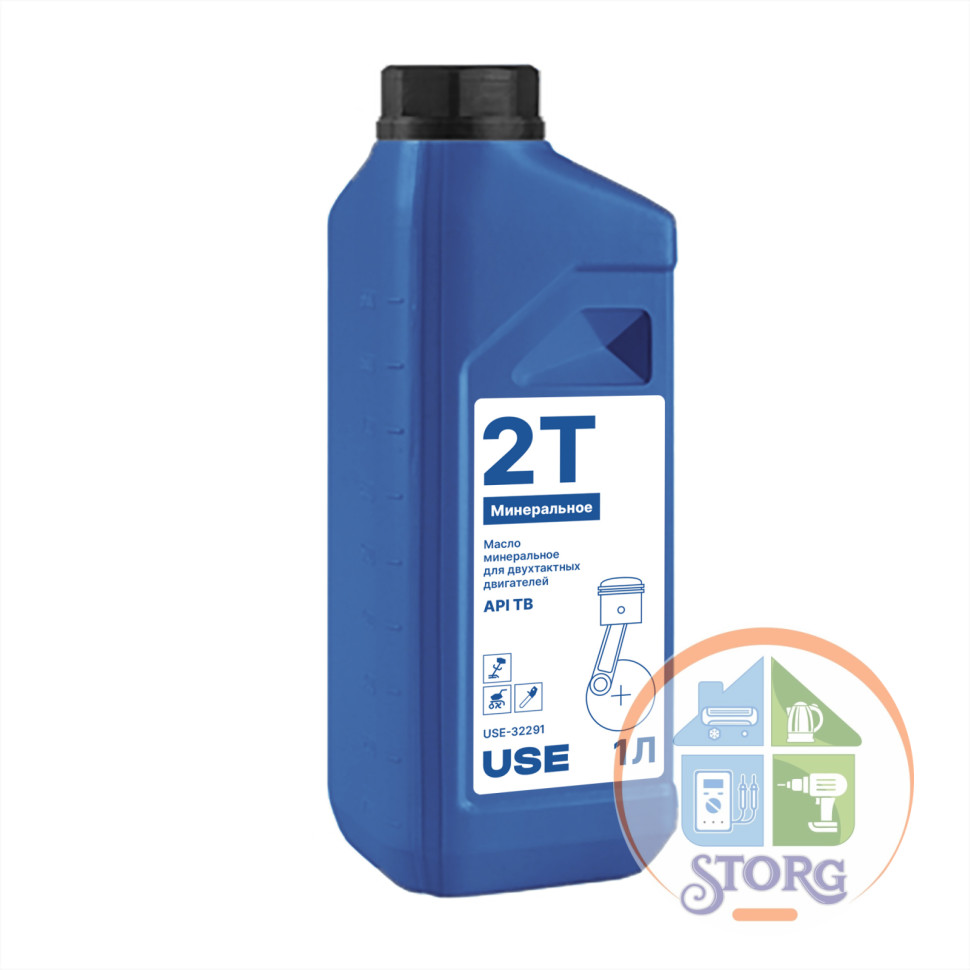 Масло минеральное USE USE-30017, 2-х тактное API TB, 1 л