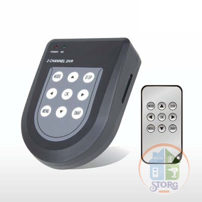 Видеорегистратор 2-Channel Mini real time DVR P1004A2 (гарантия 14дней)