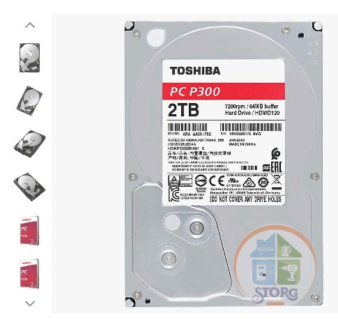 Внутренний жесткий диск Toshiba P300 3ТБ (HDWD130UZSVA) SATA III