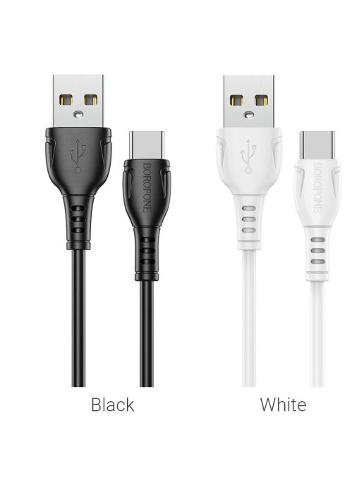 USB кабель Borofone BX51 Triumph charging data cable for Type-C (black)