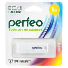 USB флэш-накопитель Perfeo USB 8GB C04 White