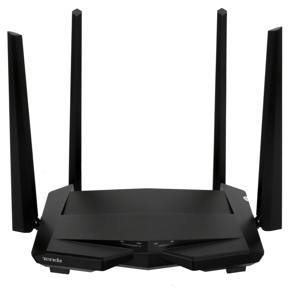 Wi-Fi роутер гигабитный Tenda AC10, 3 LAN, 1000 Мбит/с,Wi-Fi 1167 Мбит/с, IPv6
