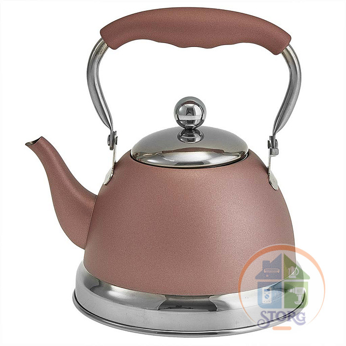 Чайник с ФИЛЬТРОМ из нерж.стали 1л ALPENKOK AK-544,индукционное капс.дно(12)