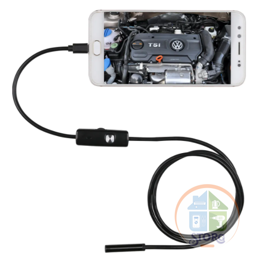 Эндоскоп Гибкая камера USB для Android и PC 2 метра (для смартфона)
