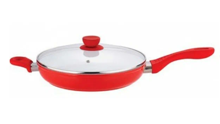 Сковорода-сотейник KELLI KL-4021-28 (Объем 5л; алюминевая; антипригарное мраморное покрытие) Сковорода-сотейник KELLI KL-4021-28 (Объем 5л; алюминевая; антипригарное мраморное покрытие)