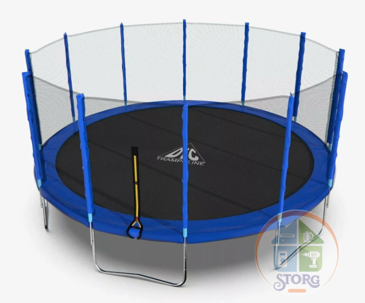 Батут TRAMPOLINE NRG-TR8 light 2,44м с защитной сеткой , пружина