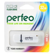 Perfeo USB 32GB C07 White