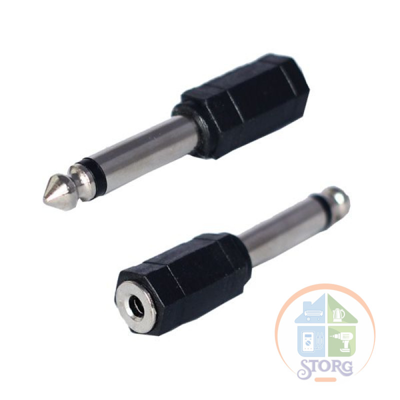 Переходник H164 Aux с jack 3,5mm (мама) to jack 6,5mm (папа)  (20pcs)