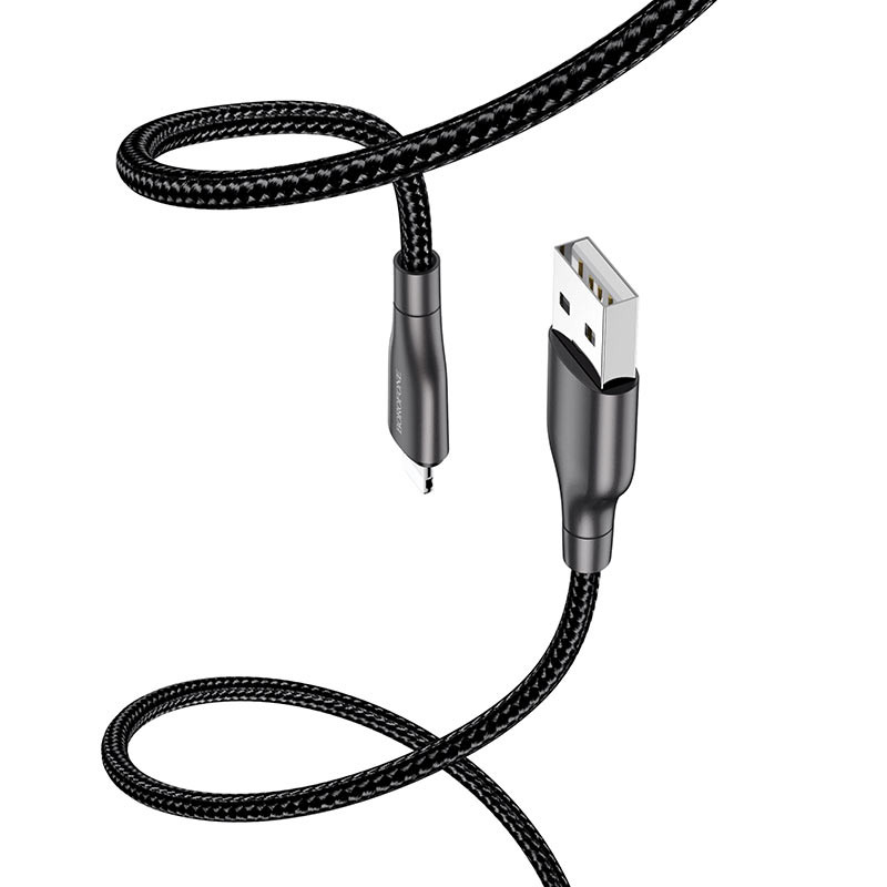 USB кабель BOROFONE BX54 Ultra bright Micro (black)