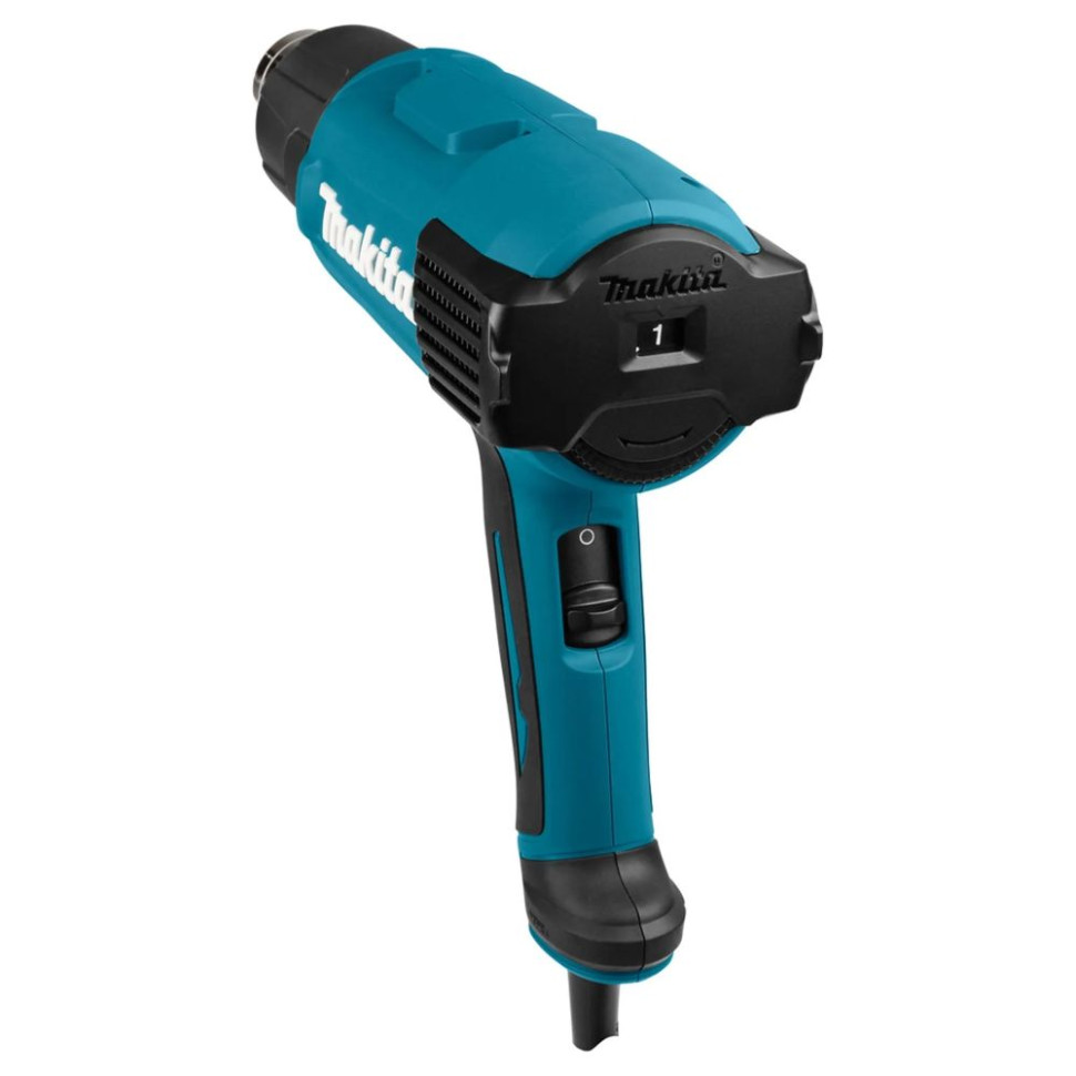 Фен строительный Makita HG 6031 VK, 1800Вт, 50–600 °C (9 настроек), 2 реж., защита от перегр., кейс Фен строительный Makita HG 6031 VK, 1800Вт, 50–600 °C (9 настроек), 2 реж., защита от перегр., кейс
