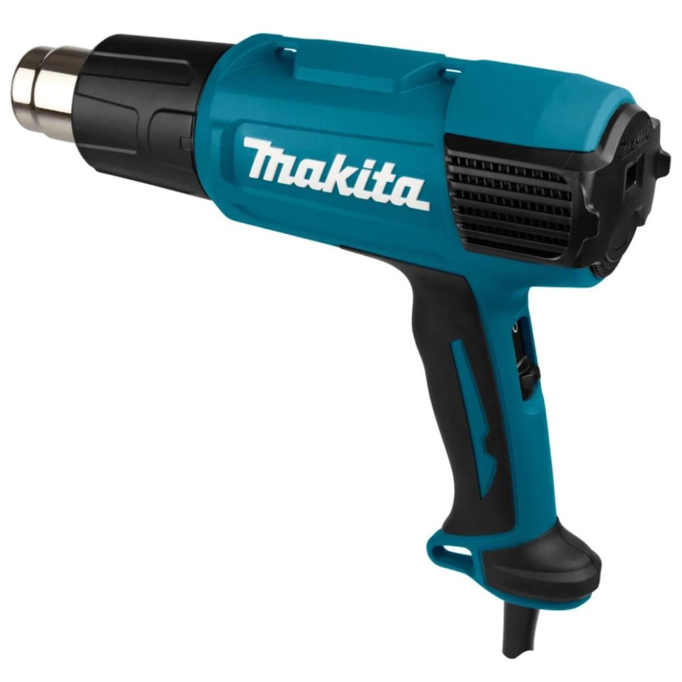 Фен строительный Makita HG 6031 VK, 1800Вт, 50–600 °C (9 настроек), 2 реж., защита от перегр., кейс Фен строительный Makita HG 6031 VK, 1800Вт, 50–600 °C (9 настроек), 2 реж., защита от перегр., кейс