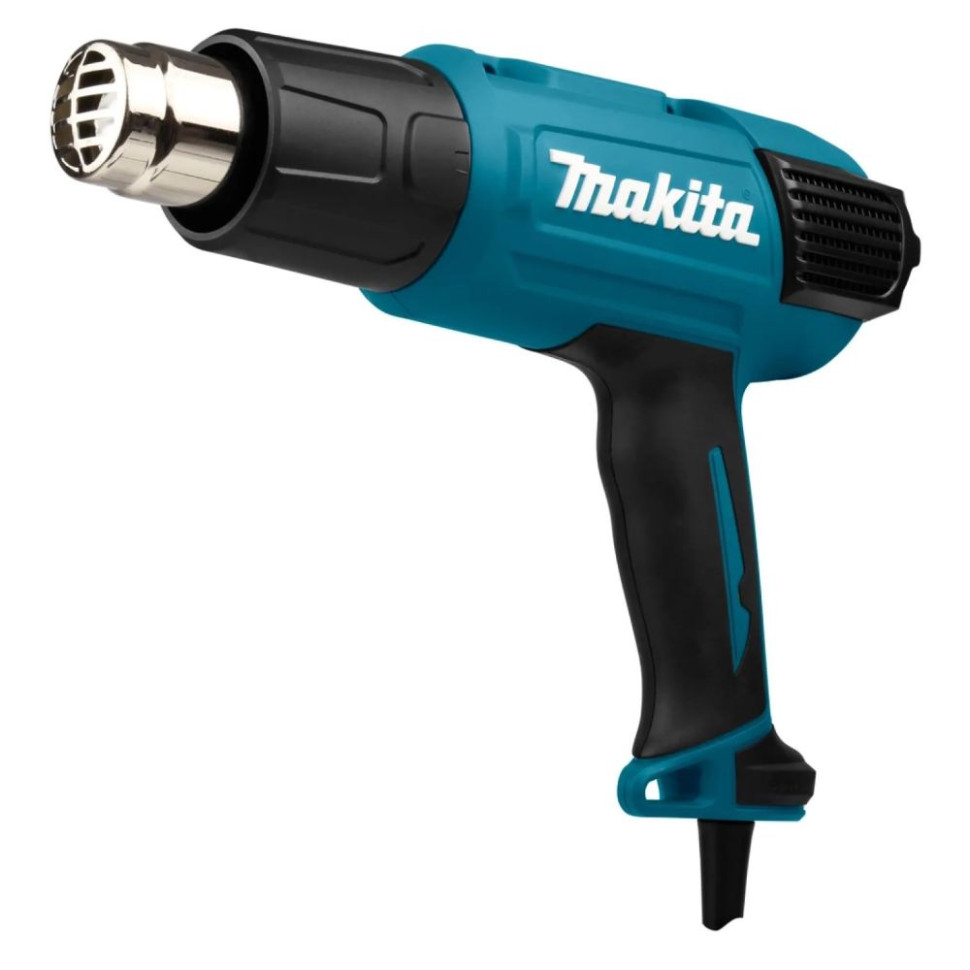 Фен строительный Makita HG 6031 VK, 1800Вт, 50–600 °C (9 настроек), 2 реж., защита от перегр., кейс Фен строительный Makita HG 6031 VK, 1800Вт, 50–600 °C (9 настроек), 2 реж., защита от перегр., кейс
