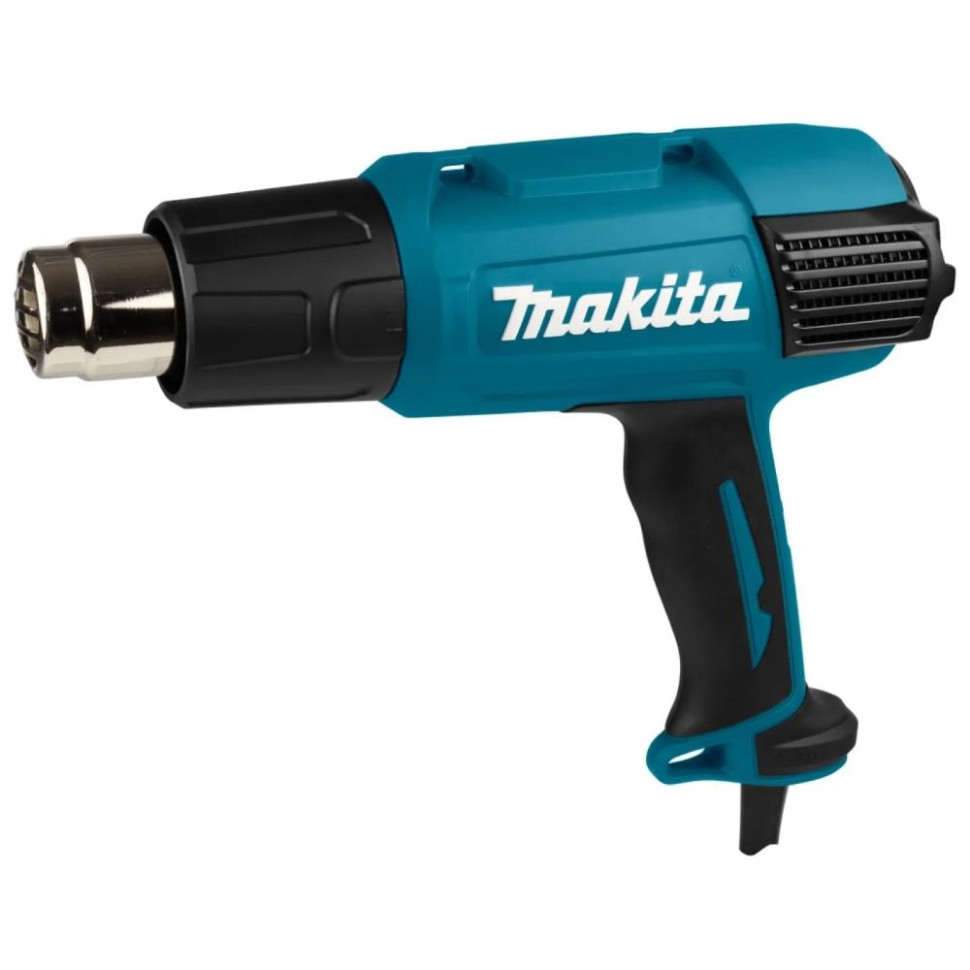 Фен строительный Makita HG 6031 VK, 1800Вт, 50–600 °C (9 настроек), 2 реж., защита от перегр., кейс Фен строительный Makita HG 6031 VK, 1800Вт, 50–600 °C (9 настроек), 2 реж., защита от перегр., кейс