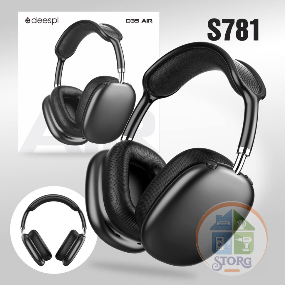 Полноразмерные беспроводные наушники Deespi D35Air black