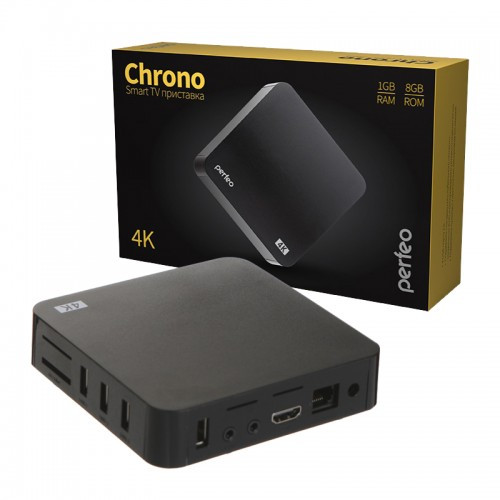 Perfeo SMART TV BOX приставка "CHRONO", RK3228, 1G/8Gb, Android 7.1