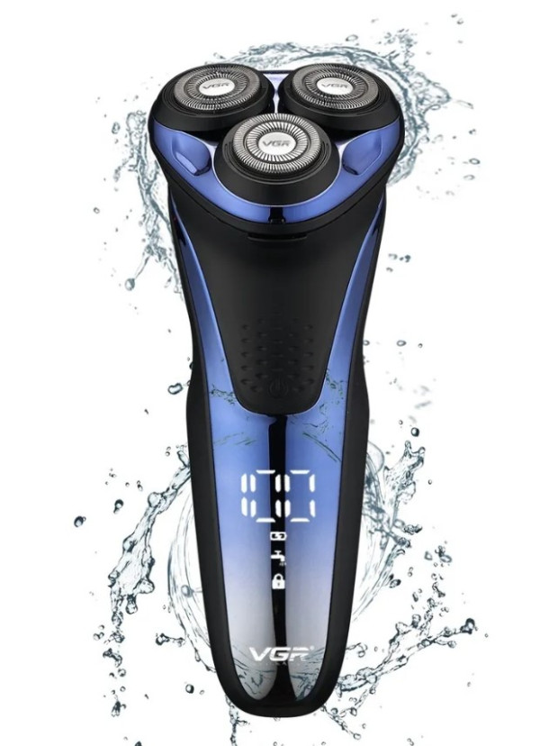 Электробритва VGR V-306 Professional IPX7, 90мин, 3D головки