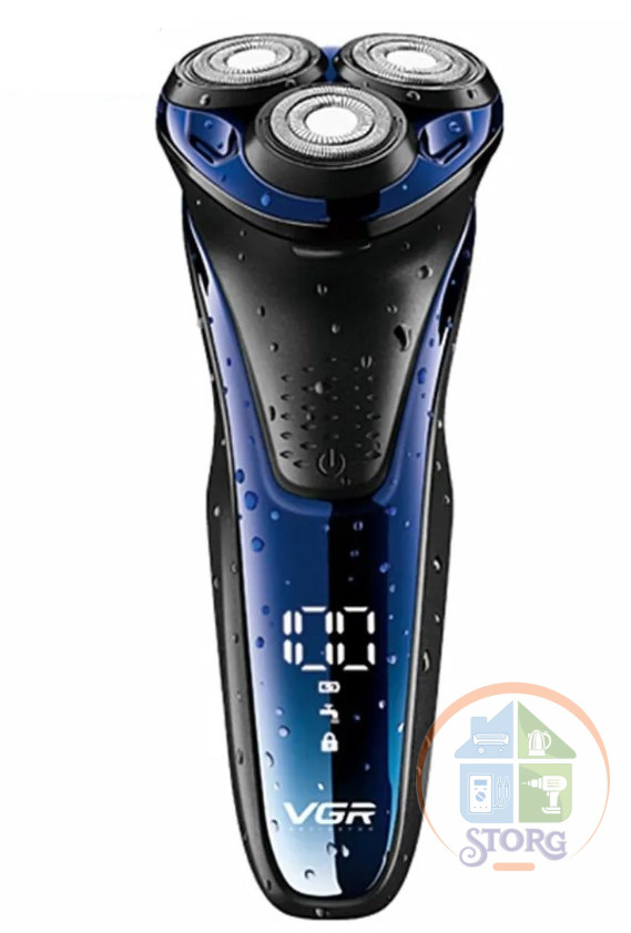 Электробритва VGR V-306 Professional IPX7, 90мин, 3D головки