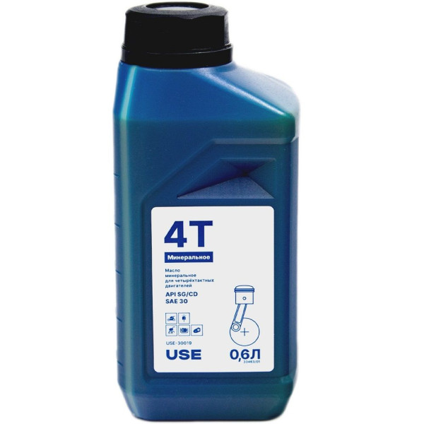 Масло USE 4-х тактное полусинтетика SAE 10W-40 0.6 л USE-30020 (ОДНА ЗАЛИВКА ГЕНЕРАТОРА!)