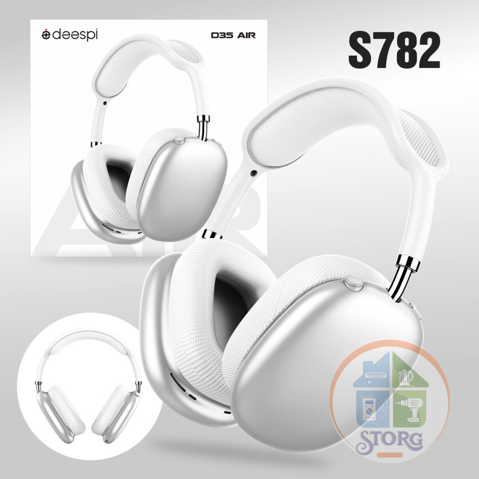 Полноразмерные беспроводные наушники Deespi D35Air silver