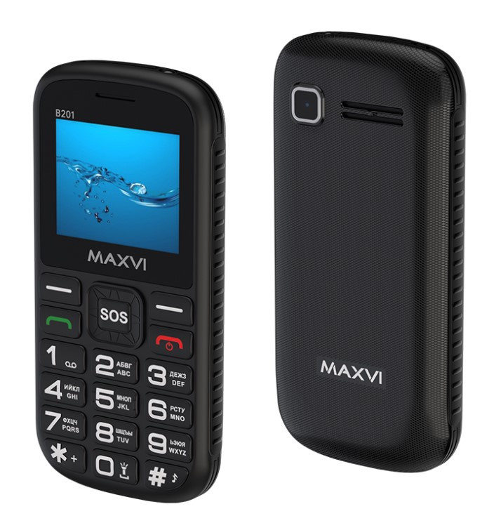 Мобильный телефон MAXVI B201 Black Мобильный телефон MAXVI B201 Black