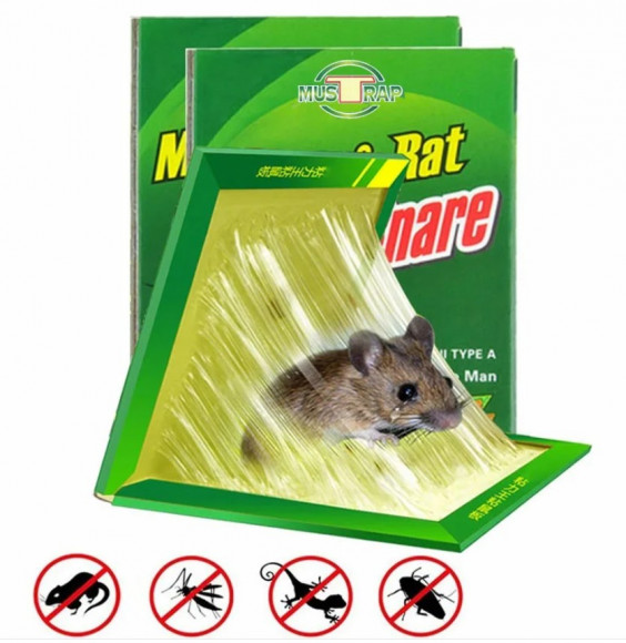 Клеевая ловушка от грызунов Леопольд Mouse@Rat Glue Books (безопастно для человека!)