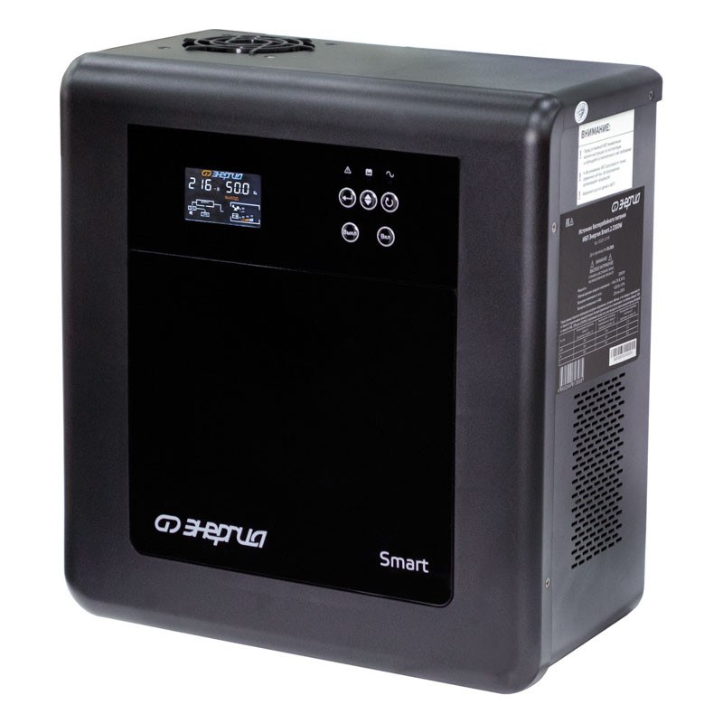 Источник бесперебойного питания Энергия Smart.2 2000W, 140-275 В, чистая синусоида, AGM, GEL, Li Источник бесперебойного питания Энергия Smart.2 2000W, 140-275 В, чистая синусоида, AGM, GEL, Li