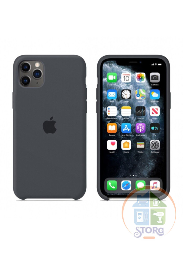 Чехол Silicone Case для iPhone 11 Pro (Серый) (10)