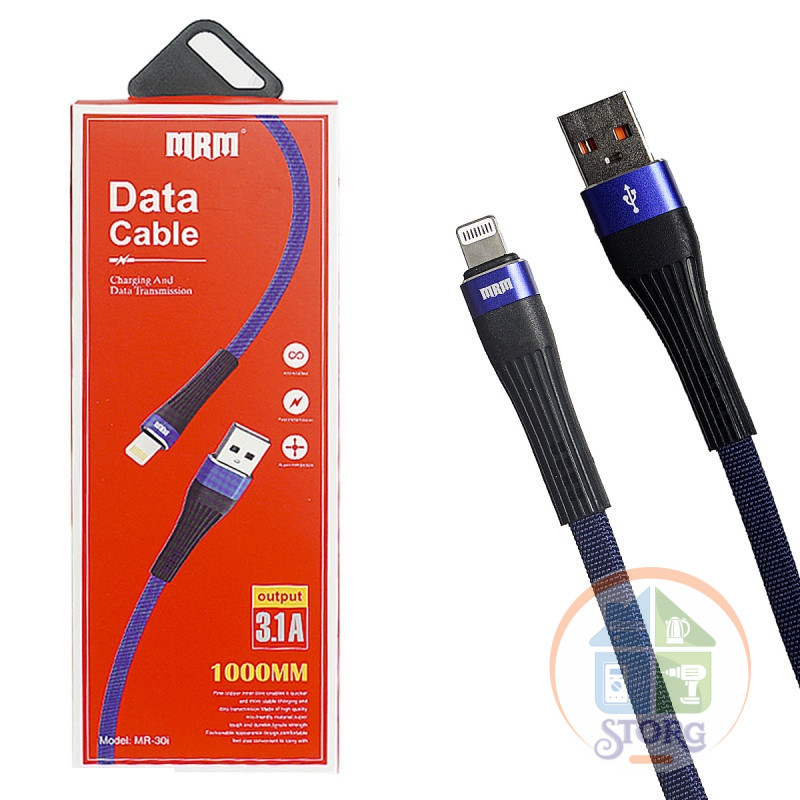 Кабель USB MRM MR30i Lightning 1000mm (blue)