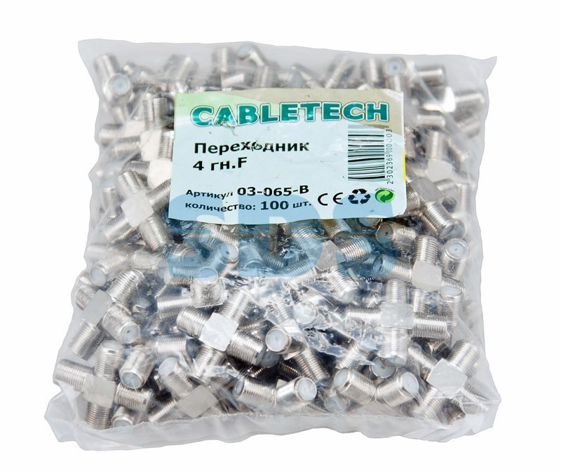 Переходник соединитель PROconnect x4 гнезда F (F- крест)