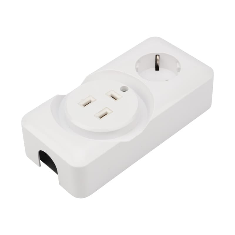 Розетка РШ/Евро REXANT двойная для электрической плиты 32А/16A, 250В, 2Р+РЕ (ОУ) белая