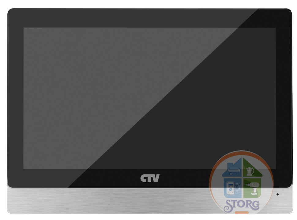 CTV-M4902 W, Монитор видеодомофона с технологией Touch Screen для управления работой и параметрами монитора , поддержка форматов AHD, TVI, CVI и CVBS