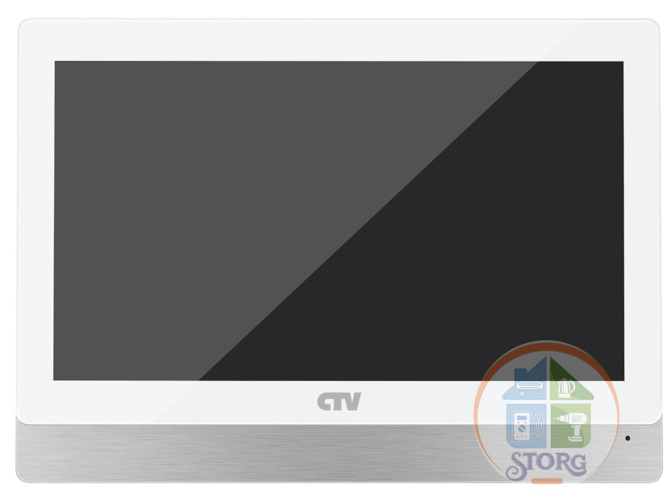 CTV-M4902 W, Монитор видеодомофона с технологией Touch Screen для управления работой и параметрами монитора , поддержка форматов AHD, TVI, CVI и CVBS