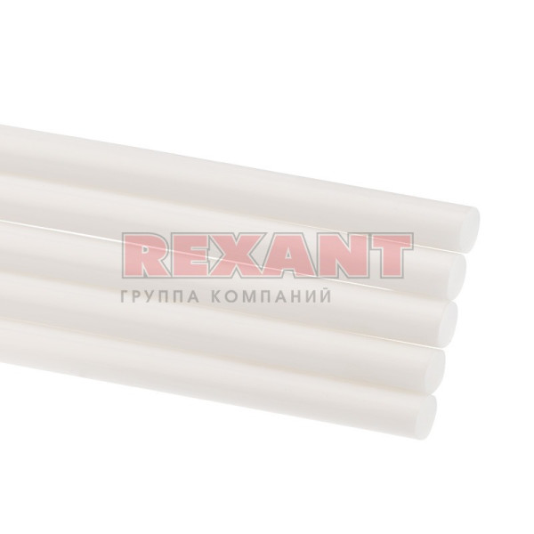 Клеевые стержни REXANT, O11 мм, 270 мм, прозрачные, 10 шт., хедер