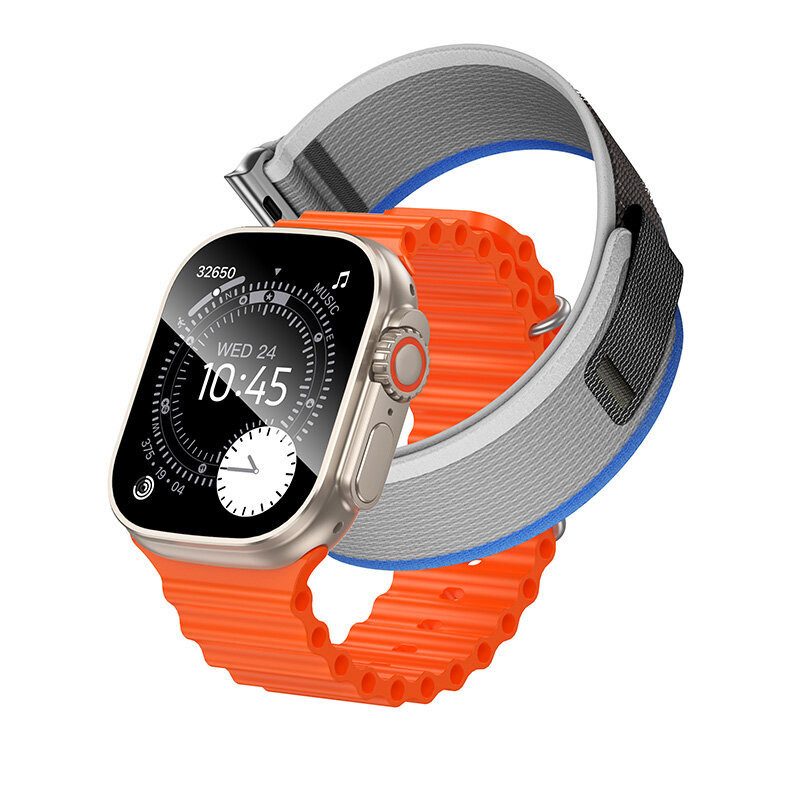 Смарт-часы HOCO Y42 Ultra Smart watch (call version) звонки, SpO₂, до 7д раб., IP67 (Titanium Gold)