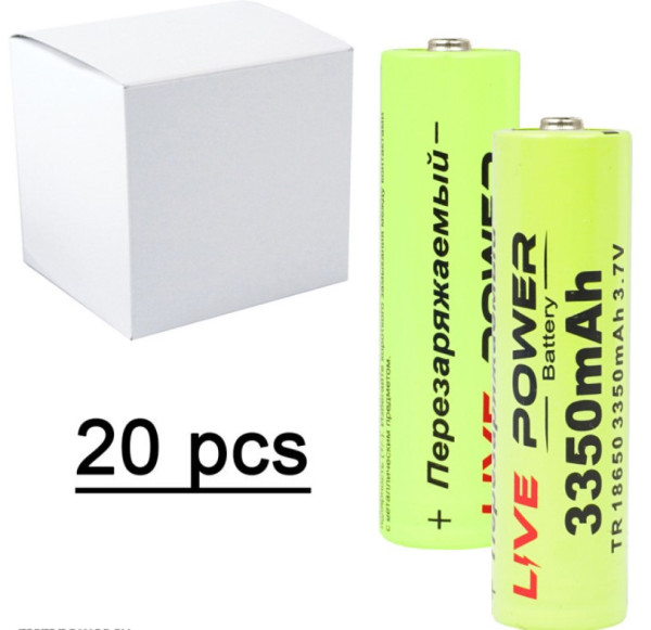 Аккумулятор G60 18650 Live-Power LTP-05 3350mah РЕАЛЬНЫЙ АМПЕРАЖ!