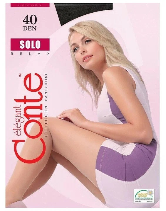 Колготы КОНТЕ SOLO 20 ден № 4 Чёрный (12)