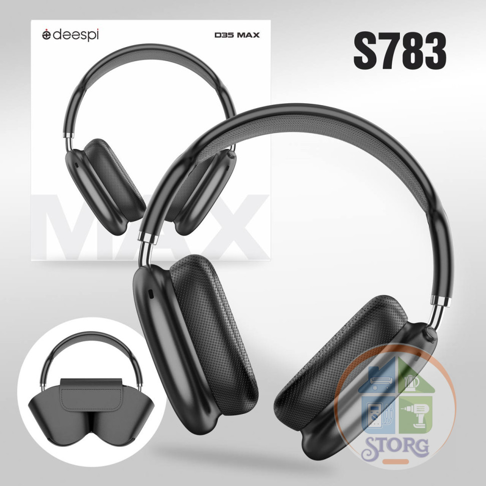 Полноразмерные беспроводные наушники Deespi D35Max black