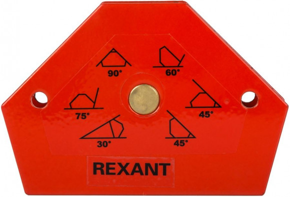Магнитный уголок для сварки держатель Rexant, на 6 углов усилие 11.3 кг