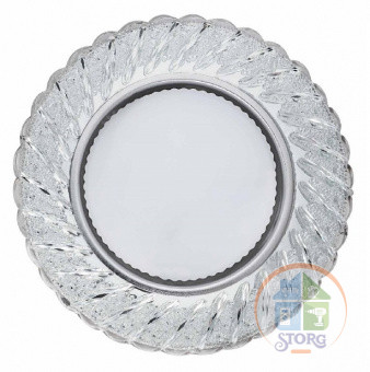 Светильник потолочный встраиваемый GX53 DECOR C, цвет: прозрачный/хром, Спутник