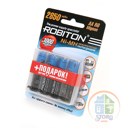 Аккумулятор ROBITON 2850MHAA-4/box BL4