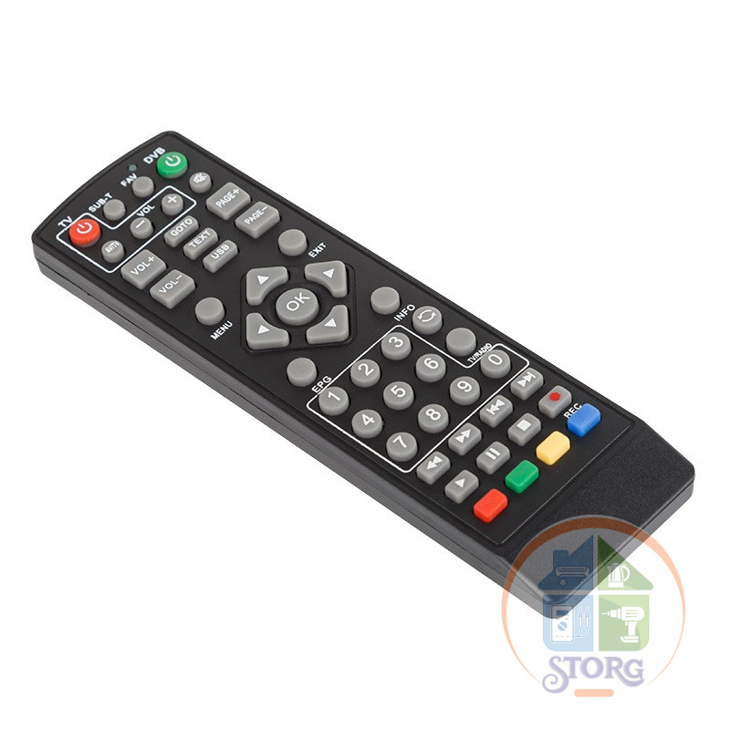 Пульт универсальный для DVB-T2 с функцией управления телевизором (RX-DVB-014)  REXANT