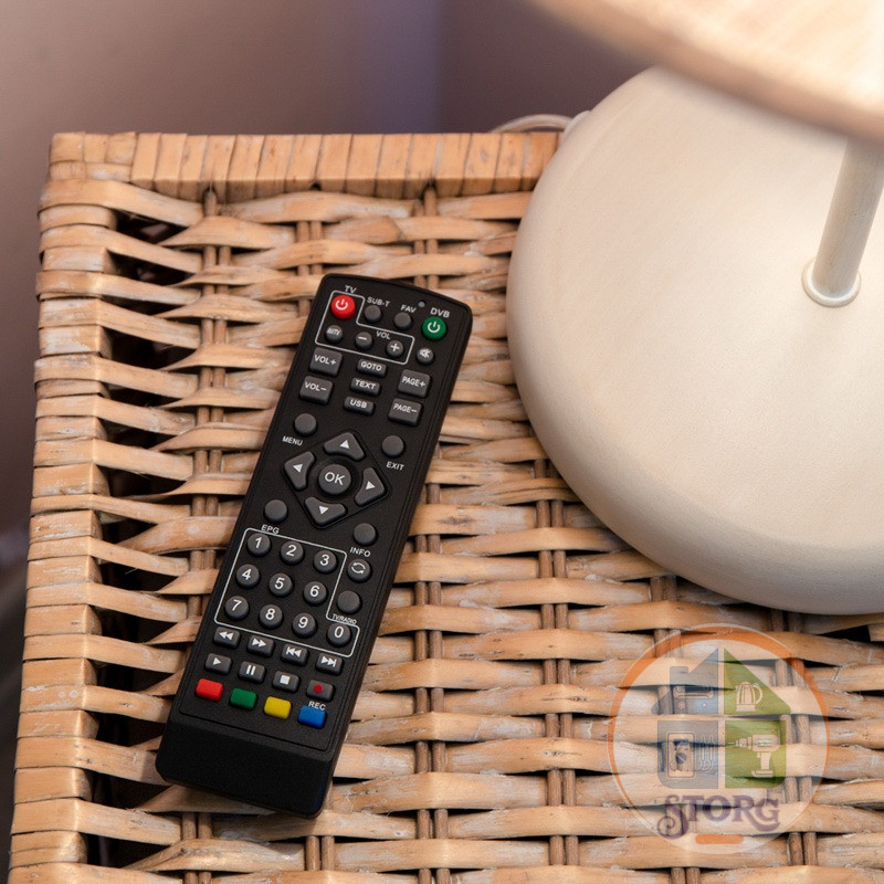Пульт универсальный для DVB-T2 с функцией управления телевизором (RX-DVB-014)  REXANT