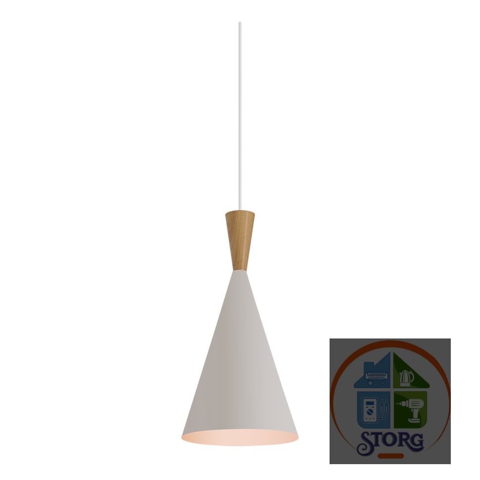 Светильник подвесной RV-CPD634 E27, 190х390мм, белый, REV Ritter