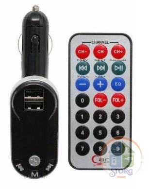 FM-модулятор (трансмиттер) FM-Z9 Bluetooth (2USB,дисплей,mp3,microSD)