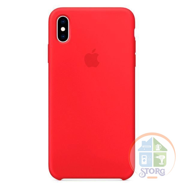Чехол Silicone Case для iPhone XS Max (Красный) (14)