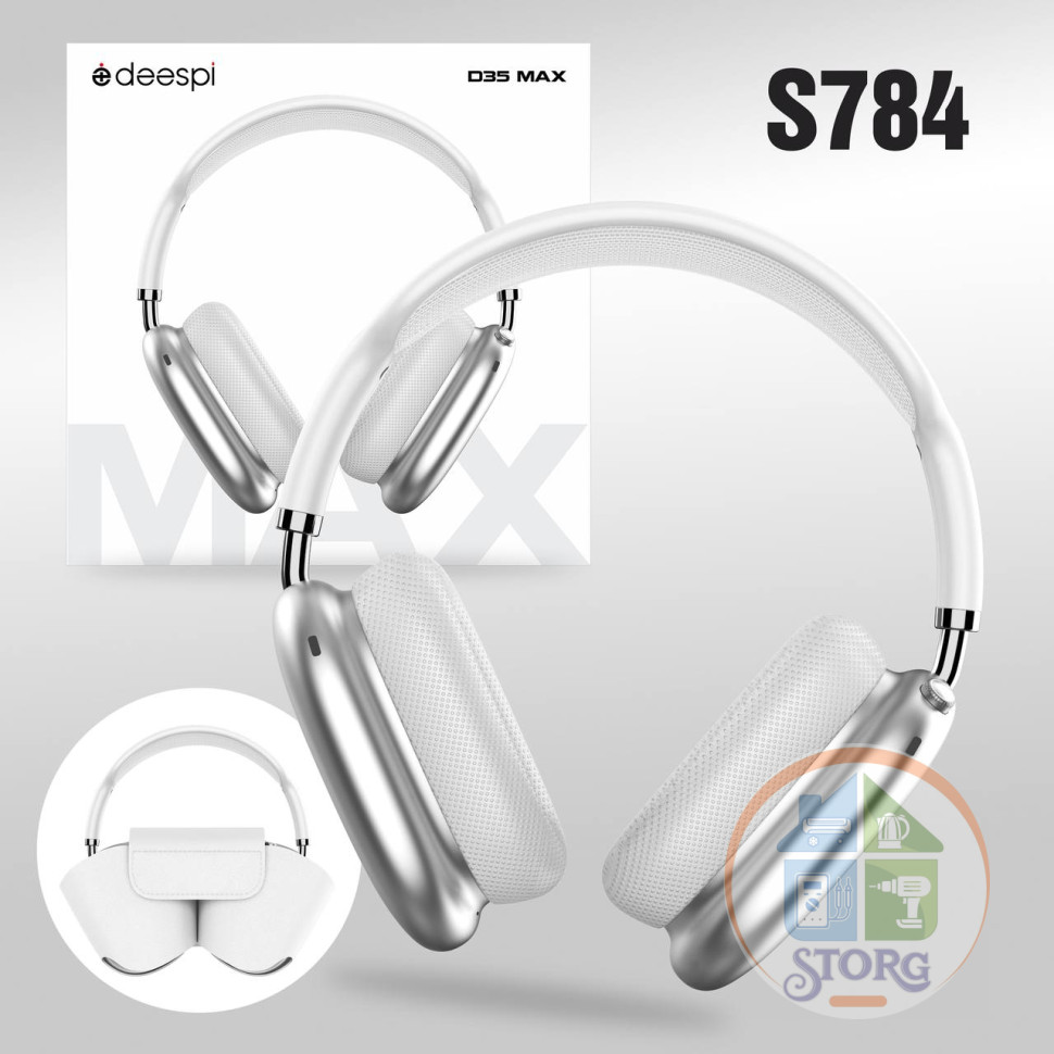 Полноразмерные беспроводные наушники Deespi D35Max silver