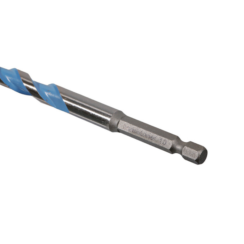 Сверло универсальное Hanskonner H1055-08-10, 10мм, твердосплавная напайка, шестигранник хвостовик