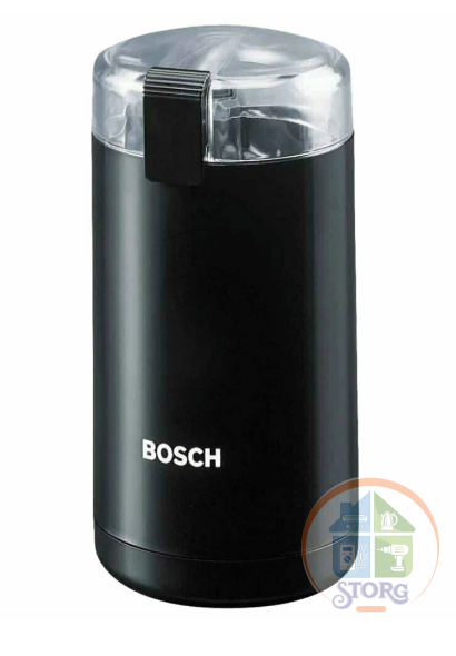 Кофемолка BOSCH MKM 6000, белый/черн, 180Вт, блокировка включения при снятой крышке