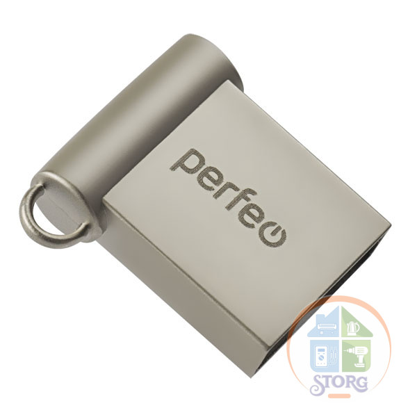 Flash Drive 128GB  USB  3.0 Perfeo M06 Metal Series (PF-M06MS128)